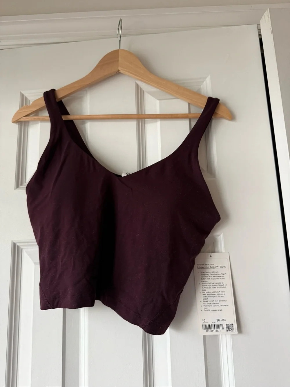 Lululemon Align Tank Black Plum